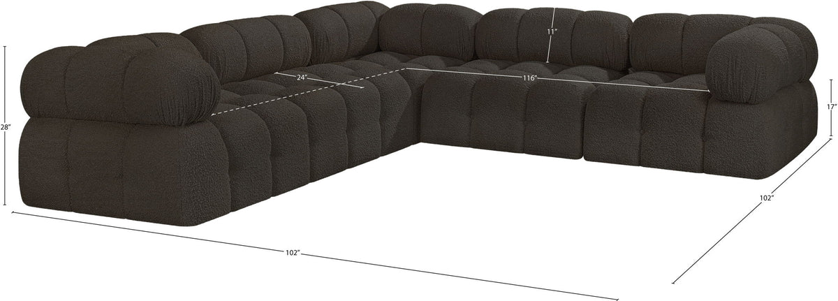 Ames - 5 Piece Modular Sectional