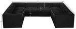 Rummi - Velvet Performance Fabric Upholstered Modular Sectional