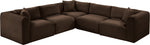 Shaggy - 5 Piece Modular Corner Sectional