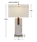 Belted - Table Lamp - White