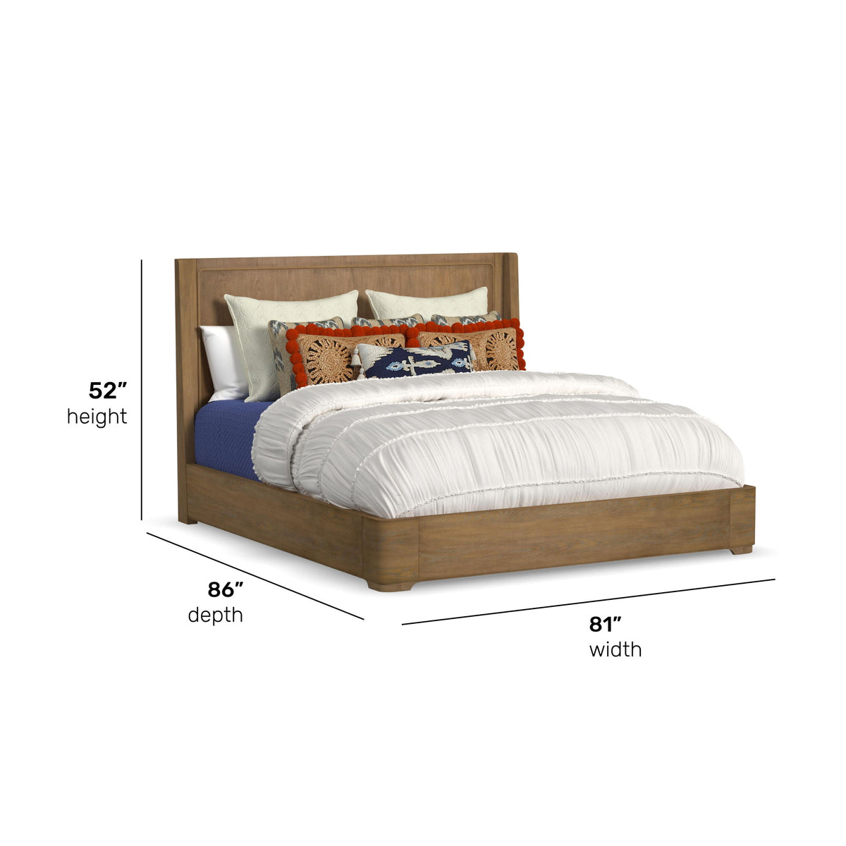 Normandy - Panel Bed