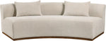 Avanti - 104" Chenille Fabric Upholstered Sofa
