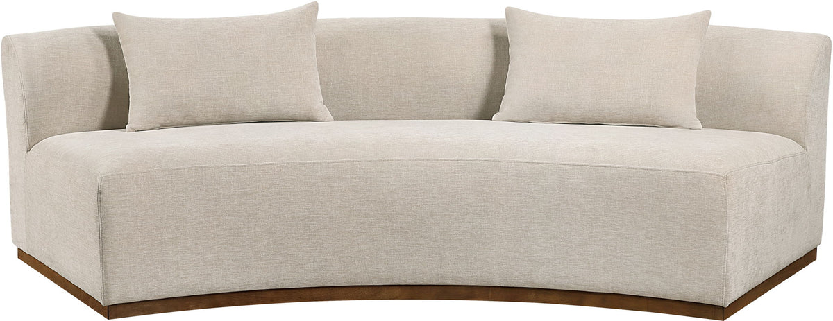Avanti - 104" Chenille Fabric Upholstered Sofa