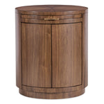 Eleana - Round Nightstand - Medium Wood