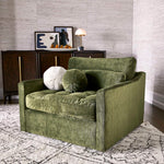 Double Martini - Swivel Chair-And-A-Half - Green