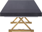 Excel - Extendable Dining Table with Gold Base