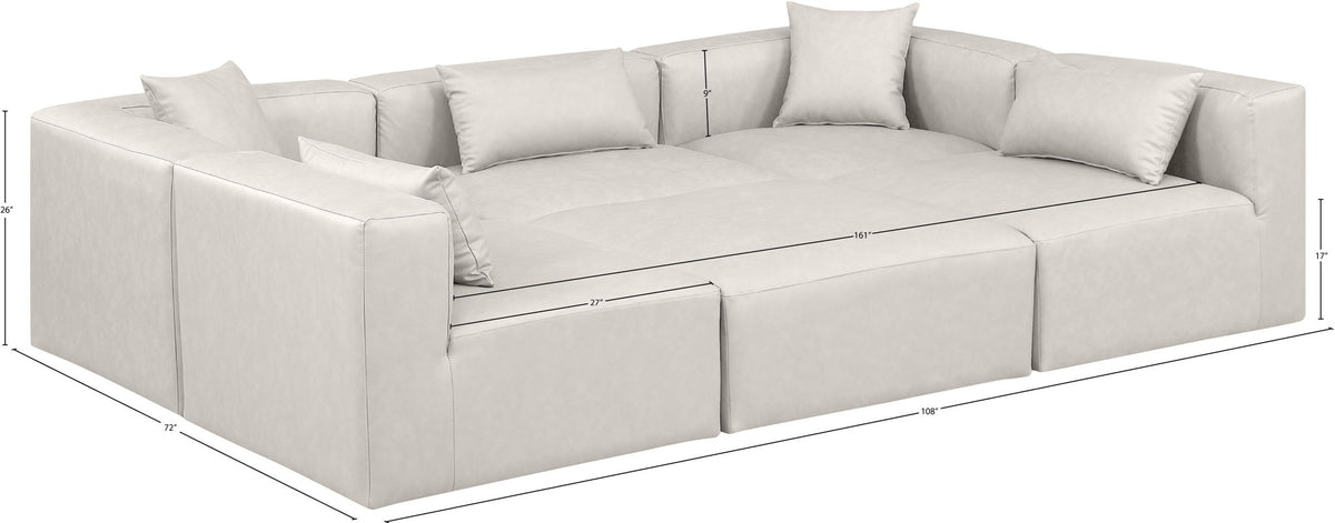 Cube - 6 Piece Modular Sectional