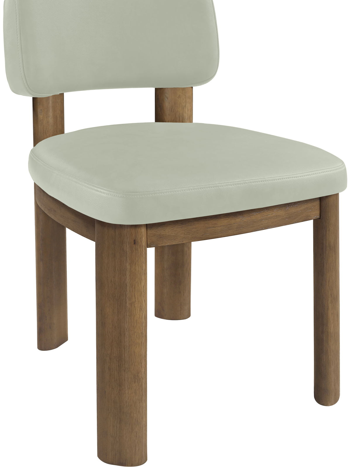 Paloma - Vegan Leather Upholstered Dining Chair (Set of 2) - Brown Frame