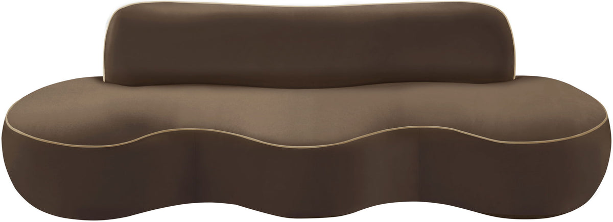 Swerve - Velvet 101" Upholstered Sofa