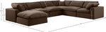 Comfy - 7 Piece Velvet Modular Sectional With Chaise