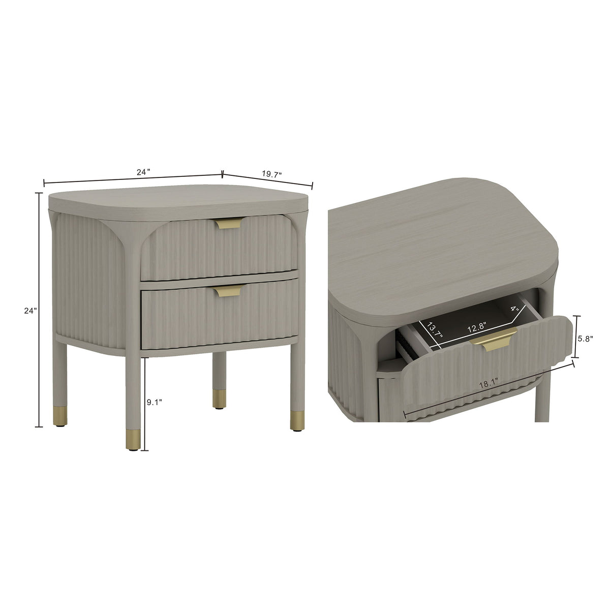 Manhattan Park - Nightstand