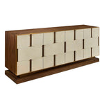 Block Buster - 4 Door Cabinet - Woodtone