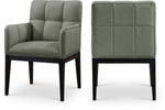 Adrian - Dining Arm Chair (Set of 2) - Black Legs