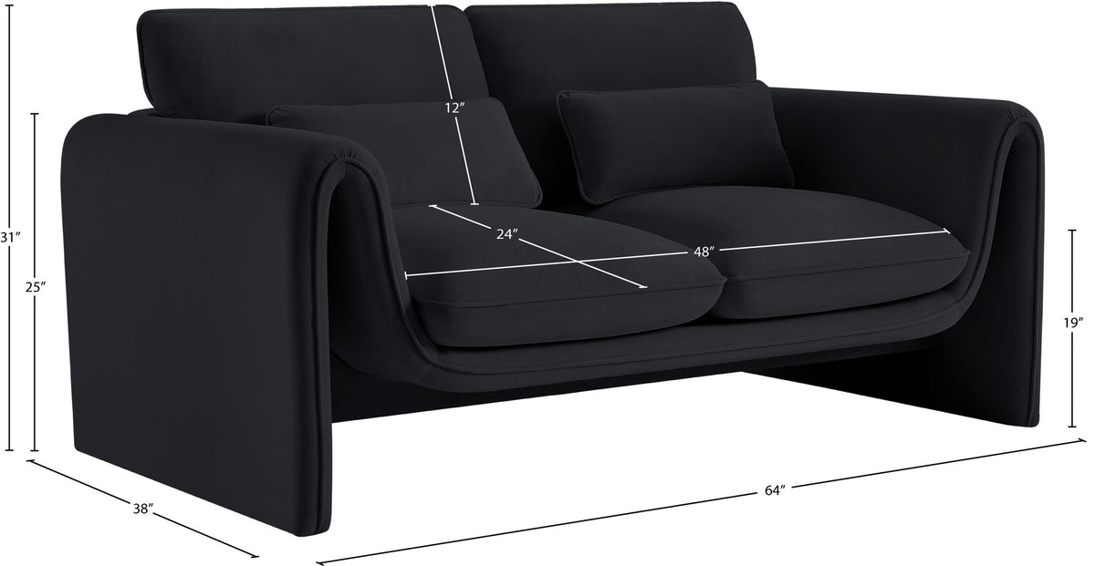 Sloan - Velvet Loveseat