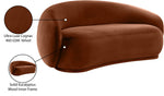 Emery - Loveseat - Cognac