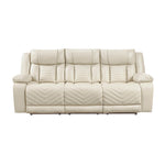 Glory Furniture - Sensa - Power Reclining Sofa With Table And LED Belt