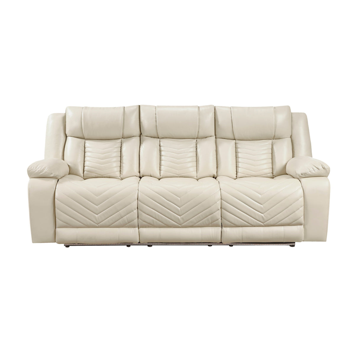 Glory Furniture - Sensa - Power Reclining Sofa With Table And LED Belt