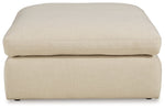 Elyza - Oversized Accent Ottoman - Linen