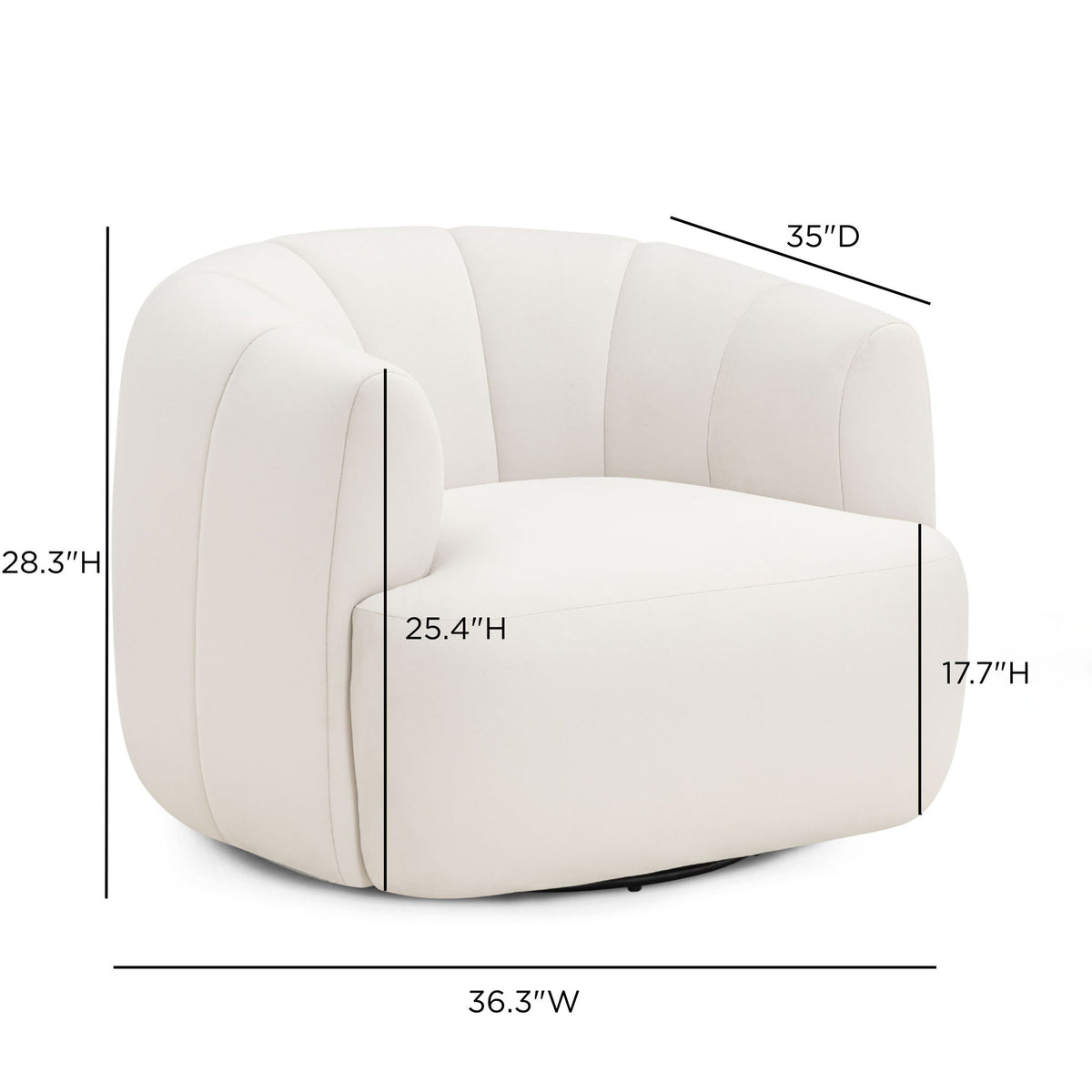 Jasmine - Swivel Accent Chair