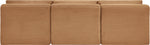 Shaggy - Fabric 3 Seat Modular Armless Sofa