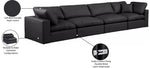 Comfy - Faux Leather Modular Sofa 4 Seats