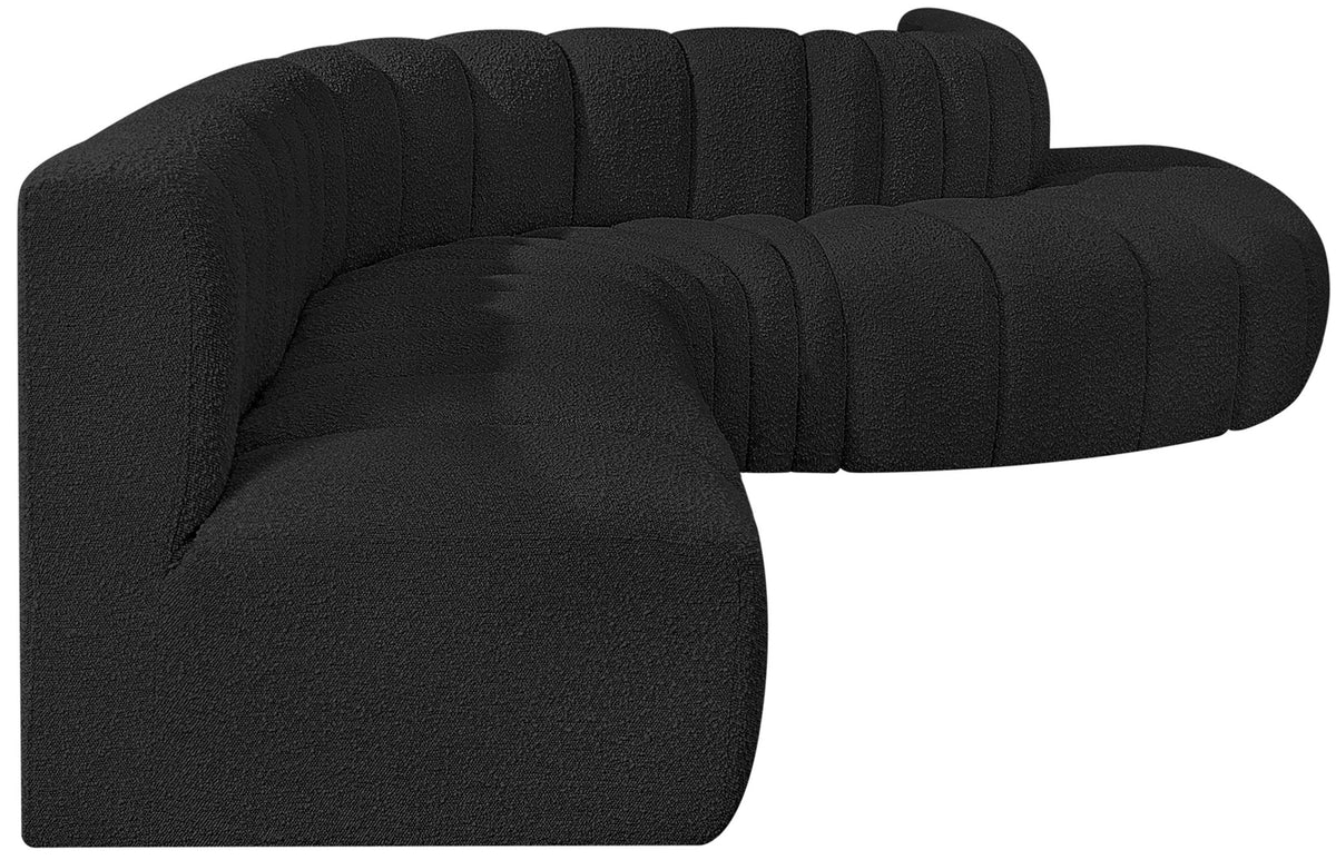 Arc - Boucle Fabric 7 Piece Modular Sofa