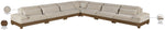 Turin - Chenille Fabric Upholstered Modular Sectional - Taupe