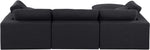 Comfy - 4 Piece Linen Fabric Modular Sectional With Chaise