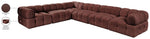 Orin - L-Shaped Velvet 6 Piece Modular Sectional