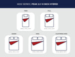 Peak 2.0 10 Hybrid - Mattress