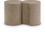 Dimple - 2 Piece Modular End Table - Terazzo Finish