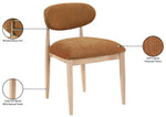 Riccio - Fabric Dining Side Chair (Set of 2) - Natural Frame