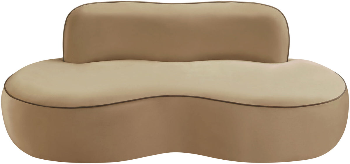 Swerve - Velvet 77" Upholstered Loveseat
