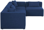 Cube - Linen 4 Piece Modular Corner Sectional