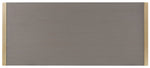 Curata - Writing Desk - Dark Brown / Gold