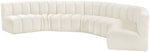Arc - Velvet 7 Piece U-Shaped Modular Sofa