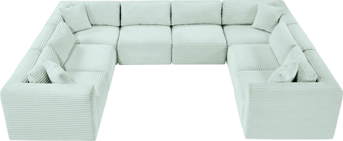 Shaggy - 8 Piece Modular U-Shaped Sectional