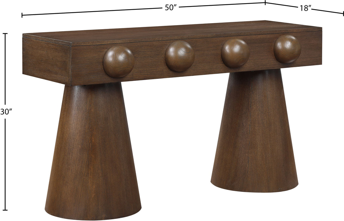 Bracciano - Oak Veneer Console Table