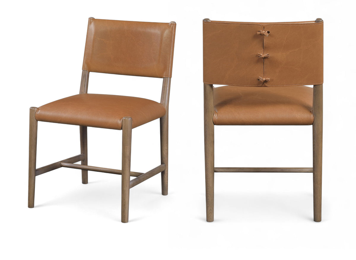 Andie - Upholstered Dining Chair (Set of 2) - Brown Base
