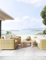 Playa - Sofa - Light Brown / White