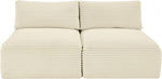 Shaggy - 2 Seat Modular Armless Sofa