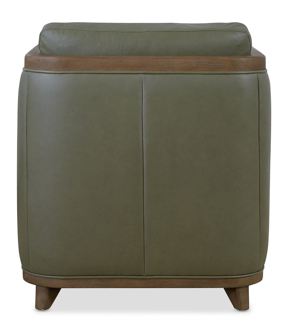 CC - Breeze Accent Chair - Dark Green / Dark Brown