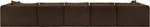 Shaggy - 6 Piece Modular Sectional With Chaise And Ottoman