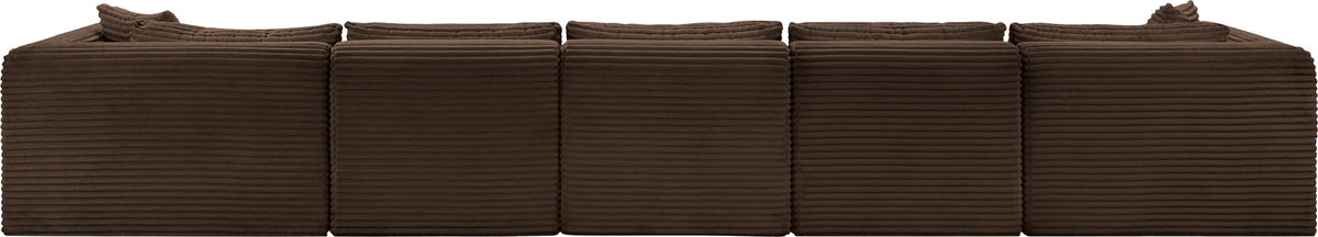 Shaggy - 6 Piece Modular Sectional With Chaise And Ottoman