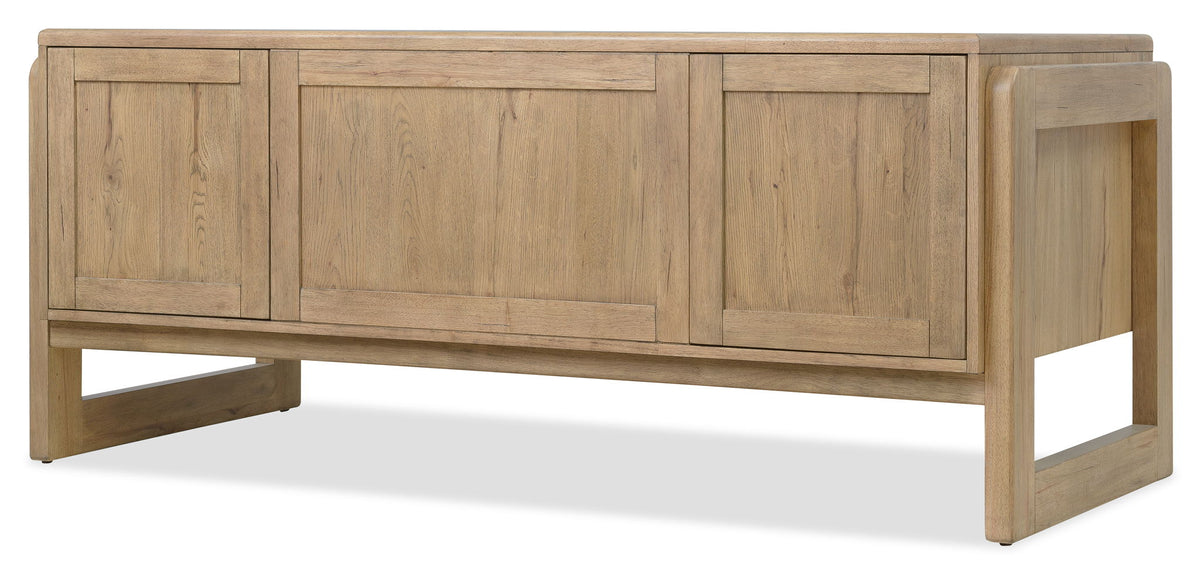 Home Office - Executive Desk - Light Brown