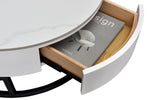B038 - Coffee Table - White / Black