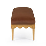 Oodle - Vegan Mohair Bench, Natural Ash Legs