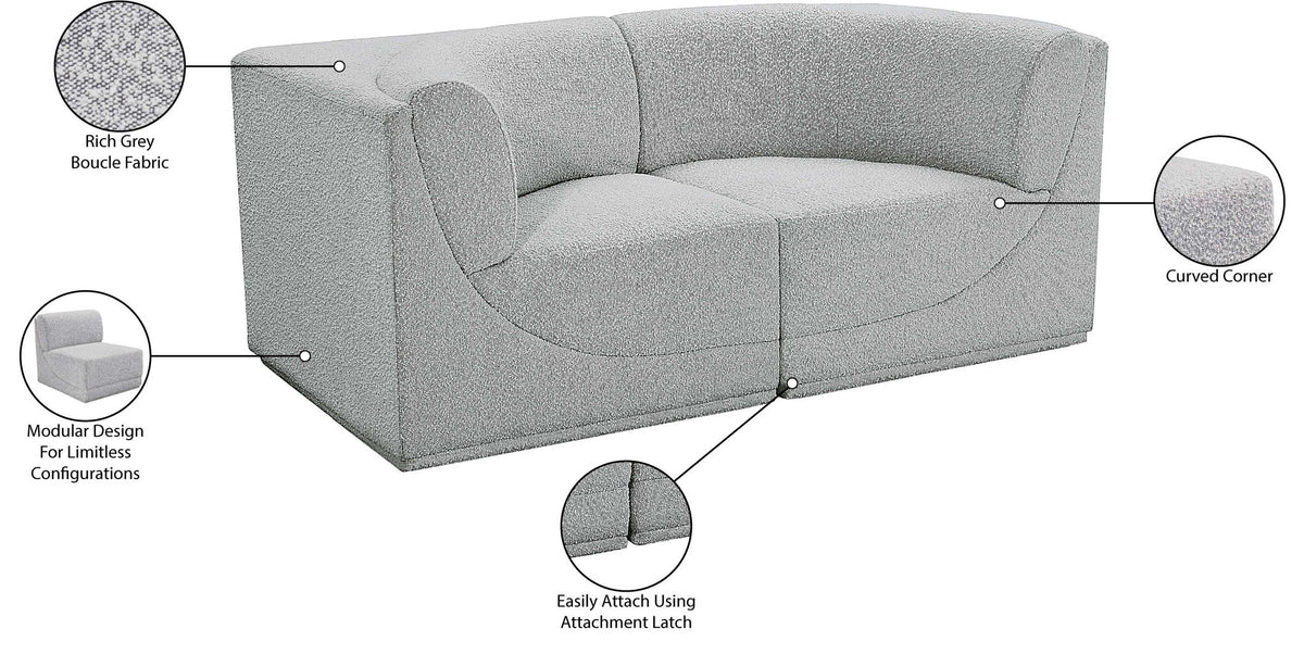 Ollie - 2 Seat Modular Sofa
