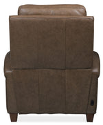 MS - Julian Zero Gravity Power Recliner with Power Headrest - Dark Brown