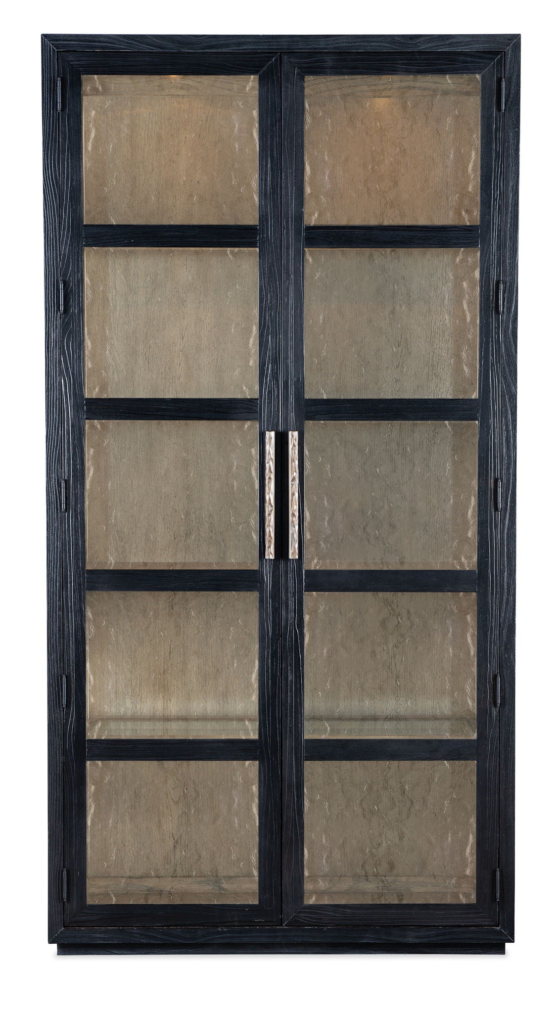 Linville Falls - Shou Sugi Ban Curio Cabinet - Black
